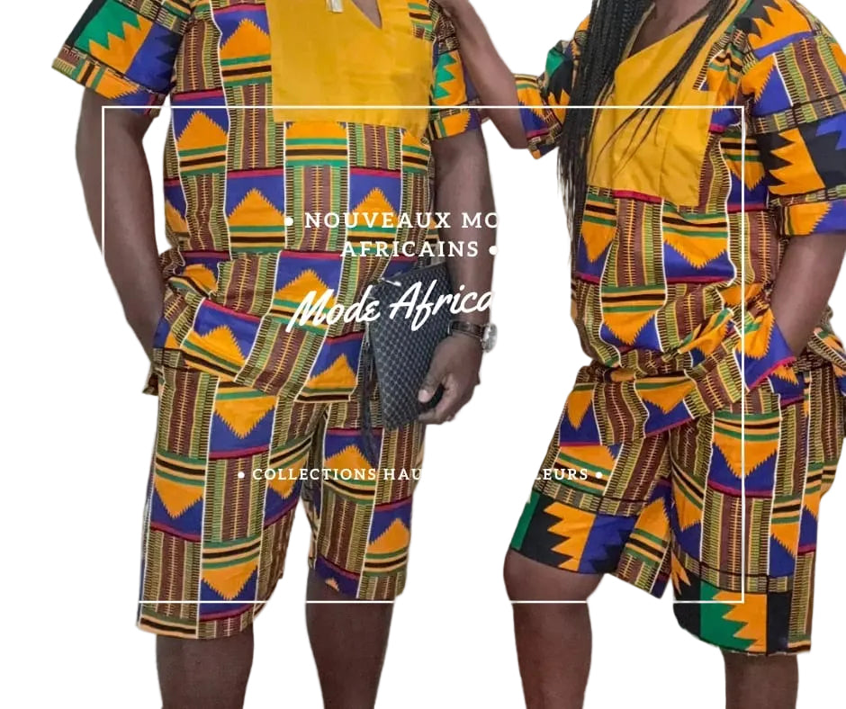 Ensemble short homme et femme